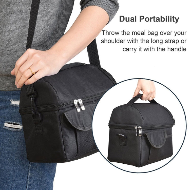 Saco de Almoço Reutilizável Isolado Bolsa Multifuncional Impermeável Caixa de Almoço Isolada
