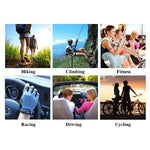 Luvas de Ciclismo Absorventes de Choque e Antiderrapantes para Fitness, Levantamento de Peso e Treino, Luvas de Meio Dedo, M, L, XL