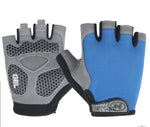 Luvas de Ciclismo Absorventes de Choque e Antiderrapantes para Fitness, Levantamento de Peso e Treino, Luvas de Meio Dedo, M, L, XL