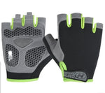 Luvas de Ciclismo Absorventes de Choque e Antiderrapantes para Fitness, Levantamento de Peso e Treino, Luvas de Meio Dedo, M, L, XL