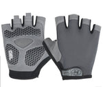 Luvas de Ciclismo Absorventes de Choque e Antiderrapantes para Fitness, Levantamento de Peso e Treino, Luvas de Meio Dedo, M, L, XL