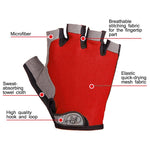 Luvas de Fitness de Verão para Homens e Mulheres, Ginásio, Levantamento de Peso, Ciclismo, Yoga, Treino, Finas, Respirável, Antiderrapantes, de Meio Dedo, S, L, XL, M