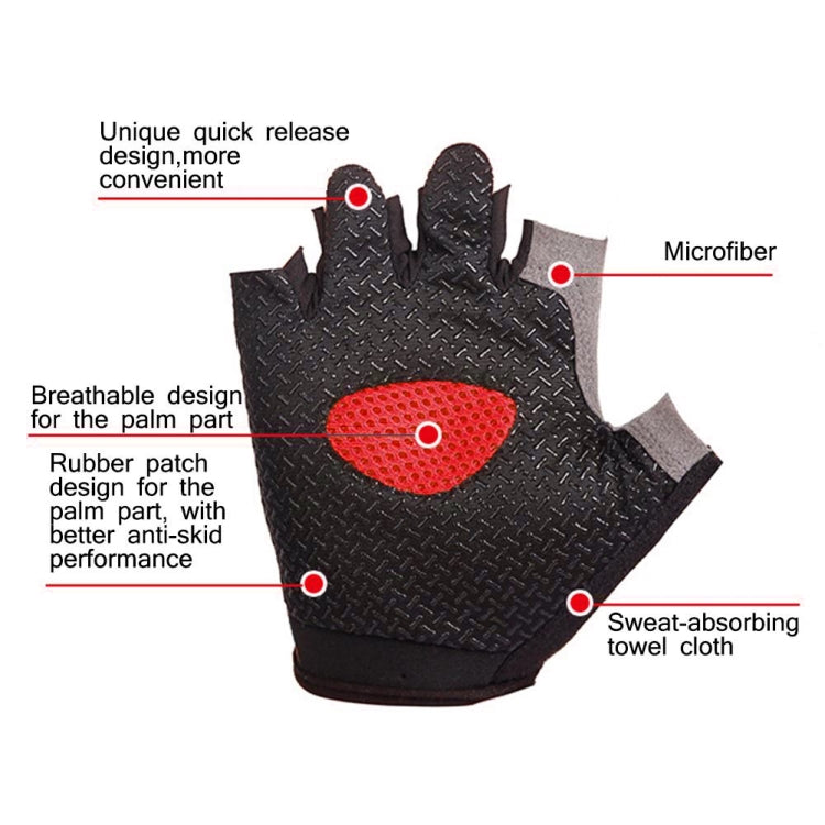 Luvas de Fitness de Verão para Homens e Mulheres, Ginásio, Levantamento de Peso, Ciclismo, Yoga, Treino, Finas, Respirável, Antiderrapantes, de Meio Dedo, S, L, XL, M