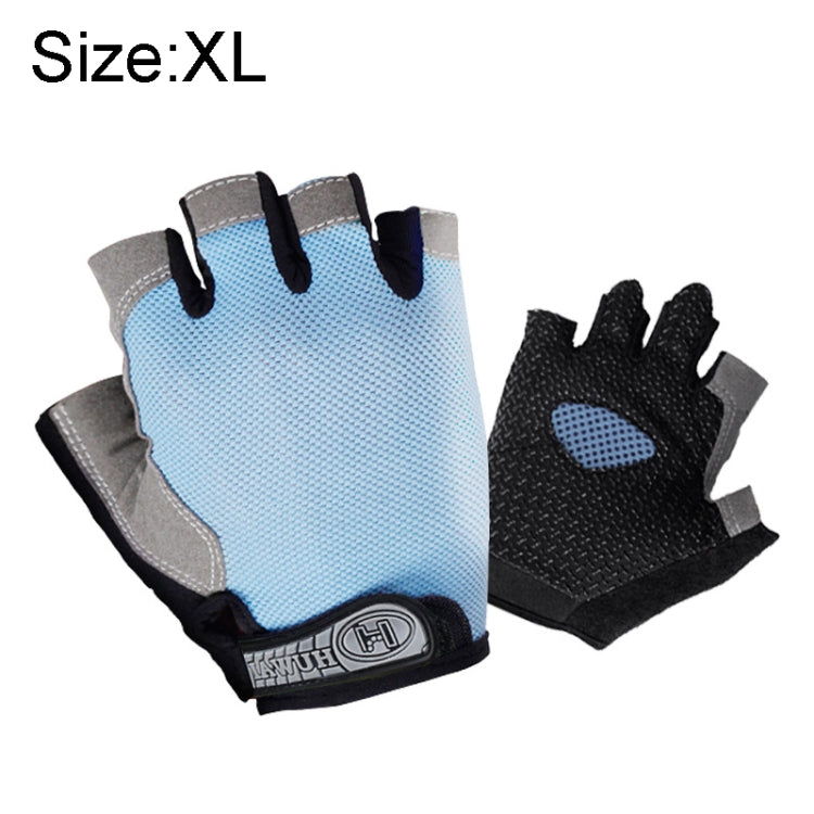 Luvas de Fitness de Verão para Homens e Mulheres, Ginásio, Levantamento de Peso, Ciclismo, Yoga, Treino, Finas, Respirável, Antiderrapantes, de Meio Dedo, S, L, XL, M