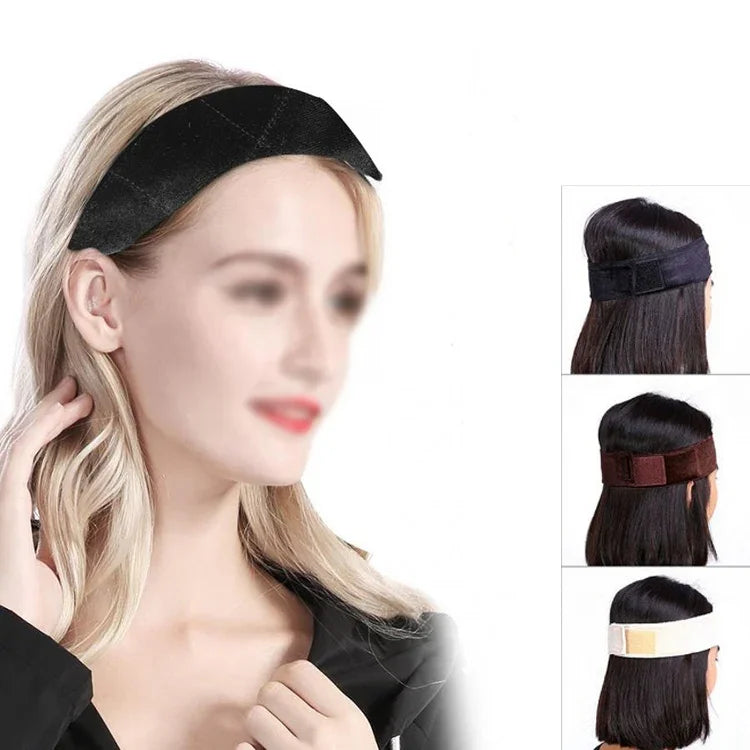 Faixa de Cabelo para Peruca de Veludo Feita à Mão Faixa Fixadora para Peruca