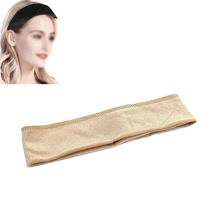 Faixa de Cabelo para Peruca de Veludo Feita à Mão Faixa Fixadora para Peruca