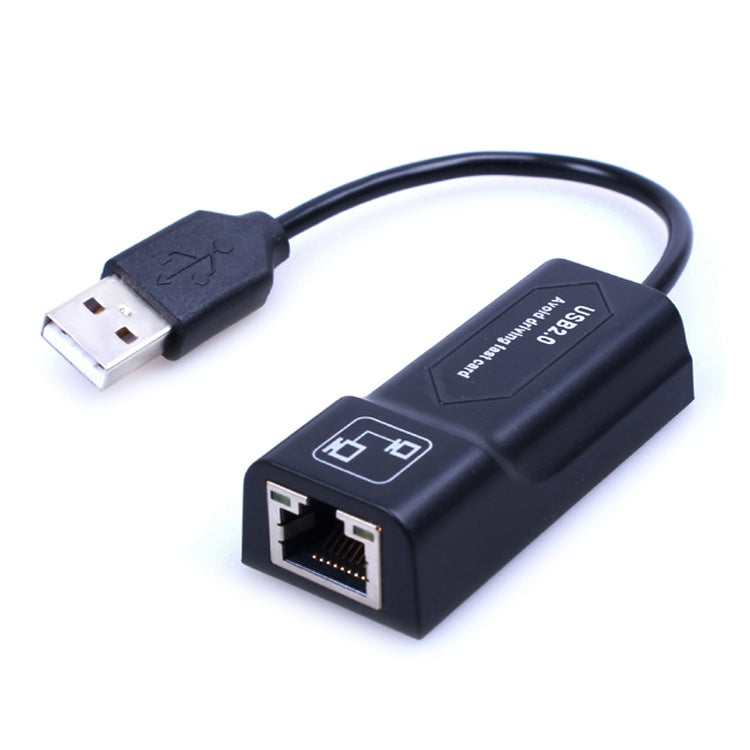 Adaptador USB para RJ45 Ethernet 10/100 Mbps, Placa de Rede USB 2.0 100Mbps