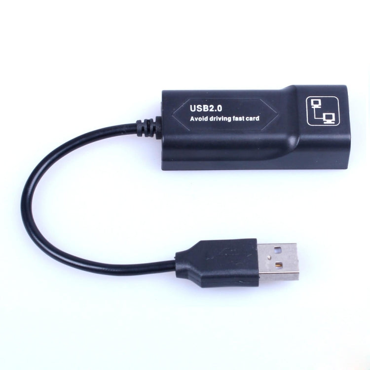 Adaptador USB para RJ45 Ethernet 10/100 Mbps, Placa de Rede USB 2.0 100Mbps