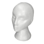 Cabeça de Manequim Feminina de Espuma Expositor para Boné, Auscultadores, Acessórios de Cabelo e Perucas Manequim Feminino de Espuma