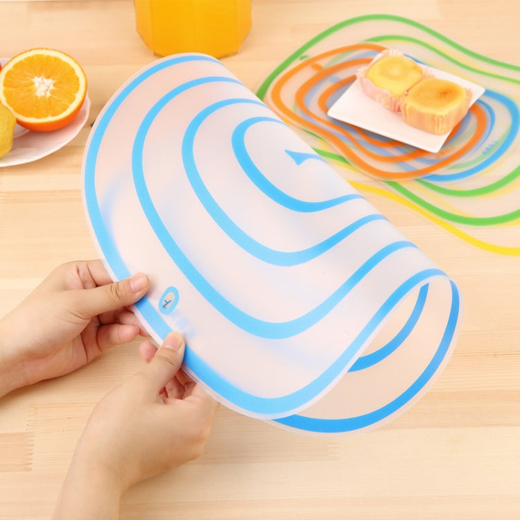 6 PCS Tábuas de Corte Flexíveis Transparentes em PP para Cozinha, S(20x14.8cm), M(30.5x23.5cm), L(42x31.5cm)