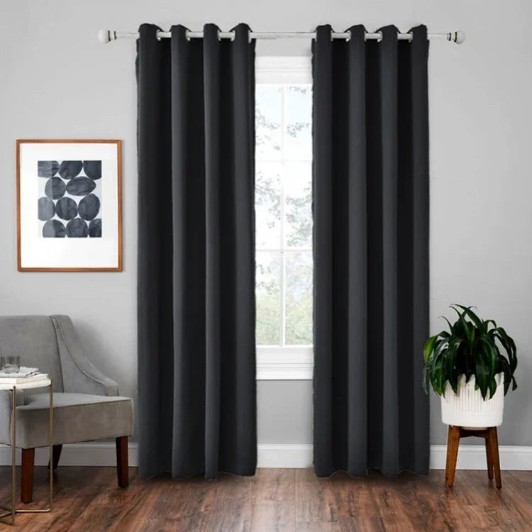 Cortina Isolante de Tecido para Sombra de Alta Precisão, Cortina Sólida, 42x84 Polegadas (107x213CM), 52x63 Polegadas (132x160CM), 52x84 (132x213)