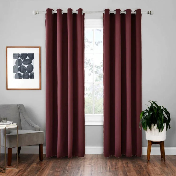 Cortina Isolante de Tecido para Sombra de Alta Precisão, Cortina Sólida, 42x84 Polegadas (107x213CM), 52x63 Polegadas (132x160CM), 52x84 (132x213)