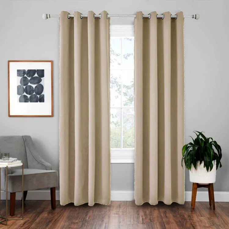 Cortina Isolante de Tecido para Sombra de Alta Precisão, Cortina Sólida, 42x84 Polegadas (107x213CM), 52x63 Polegadas (132x160CM), 52x84 (132x213)