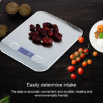 Balança de Cozinha Multifuncional Digital em Aço Inoxidável com Ecrã LCD, 5kg/1g, Rosa Dourado, 5kg/1g, Prateado