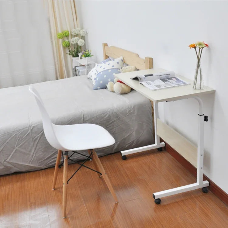 Secretária para Portátil Removível para Cama, Secretária Preguiçosa para Estudo, Secretária de Computador para Cabeceira, Tamanho: 60x40cm