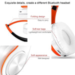 Auriculares Bluetooth Estéreo Dobráveis Sem Fios para Desporto com Microfone, Auricular Mãos Livres e MP3 Player