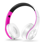 Auriculares Bluetooth Estéreo Dobráveis Sem Fios para Desporto com Microfone, Auricular Mãos Livres e MP3 Player
