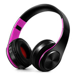 Auriculares Bluetooth Estéreo Dobráveis Sem Fios para Desporto com Microfone, Auricular Mãos Livres e MP3 Player