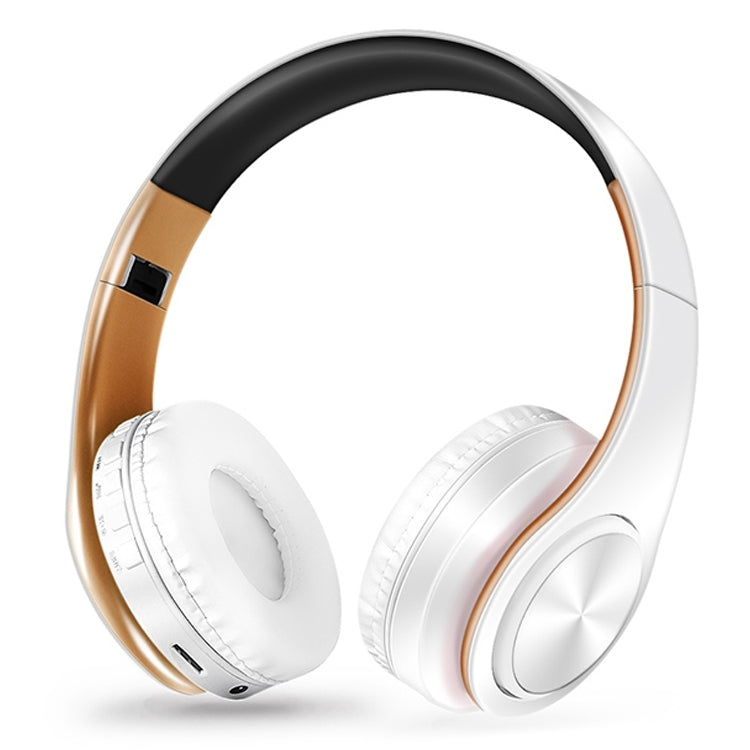 Auriculares Bluetooth Estéreo Dobráveis Sem Fios para Desporto com Microfone, Auricular Mãos Livres e MP3 Player