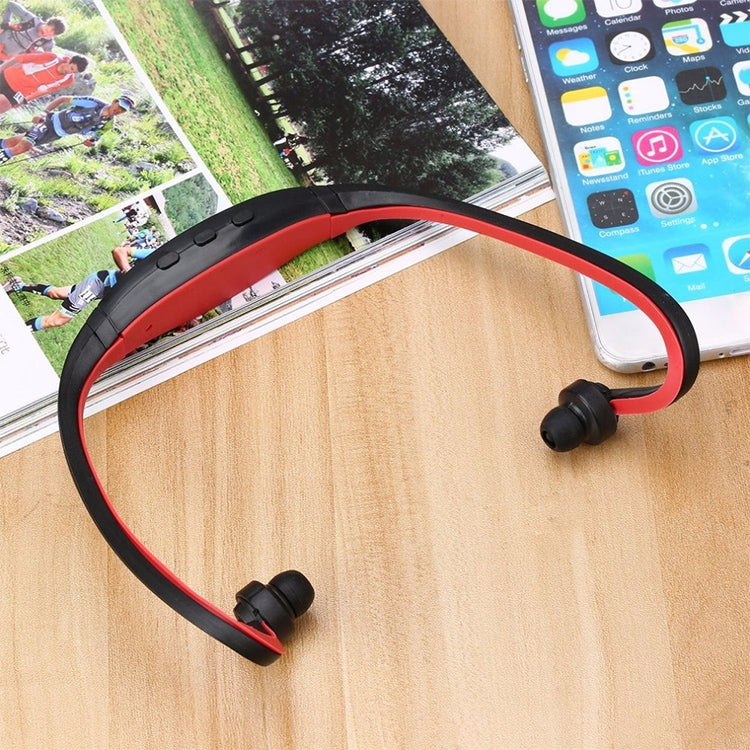 Auriculares Bluetooth Desportivos Sem Fios S9 para iPhone Huawei XiaoMi, Suporte para Cartão TF / SD e Microfone