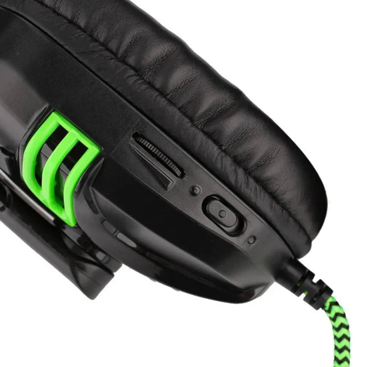 Auricular com Fio Salar KX101 3.5mm para Gaming PC Gamer Estéreo com Microfone para Computador