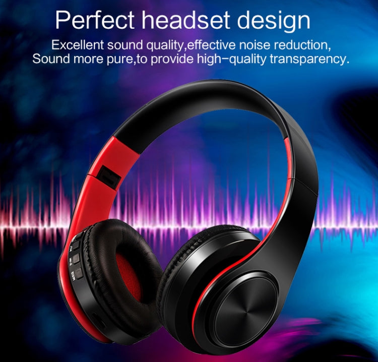 Auricular Bluetooth Estéreo HIFI Sem Fios para Xiaomi iPhone Samsung Tablet, com Microfone, Suporte para Cartão SD e Rádio FM