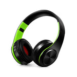 Auricular Bluetooth Estéreo HIFI Sem Fios para Xiaomi iPhone Samsung Tablet, com Microfone, Suporte para Cartão SD e Rádio FM