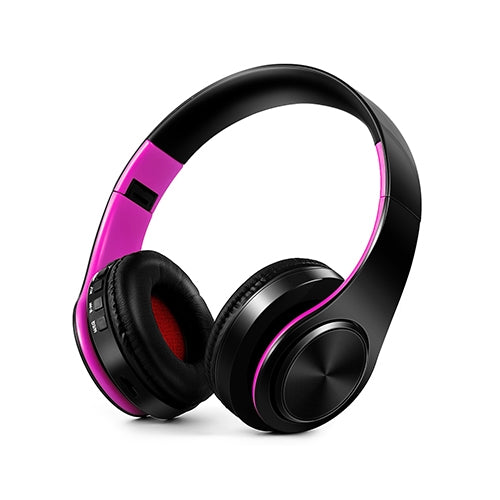 Auricular Bluetooth Estéreo HIFI Sem Fios para Xiaomi iPhone Samsung Tablet, com Microfone, Suporte para Cartão SD e Rádio FM