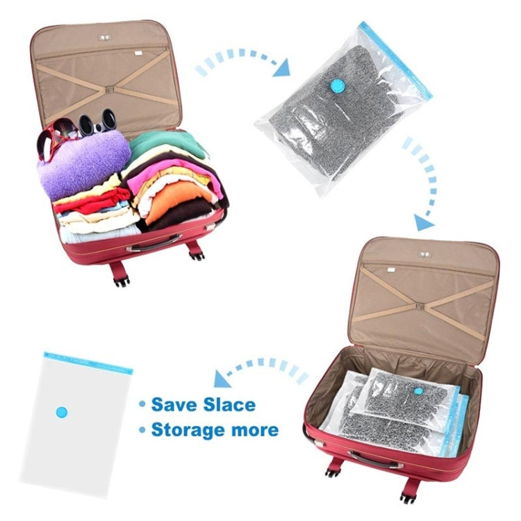 3 PCS Hot Vacuum Bag Storage Organizer Transparent Border Foldable Extra Large Seal Compressed Travel Saving Space Bags, 3 PCS 60 x 80cm, 3 PCS 70 x 100cm, 3 PCS  80 x 110cm