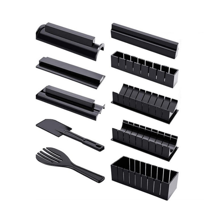 Conjunto de 10 Moldes para Fazer Sushi, Bolas de Arroz com Alga, 10 Peças/Conjunto