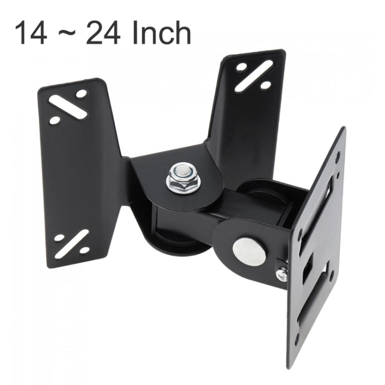 Suporte de Parede Universal Giratório para TV PC Monitor de 14 a 24 Polegadas LCD LED Painel Plano com 180 graus de rotação