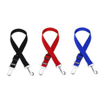 Nylon Harness Leash Clip Pet Dog Car Seat Belt Security Belt, Black, Blue, Red