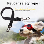 Nylon Harness Leash Clip Pet Dog Car Seat Belt Security Belt, Black, Blue, Red