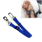 Trela com Arnês em Nylon para Cão, Cinto de Segurança para Carro, Vermelho, Preto, Azul