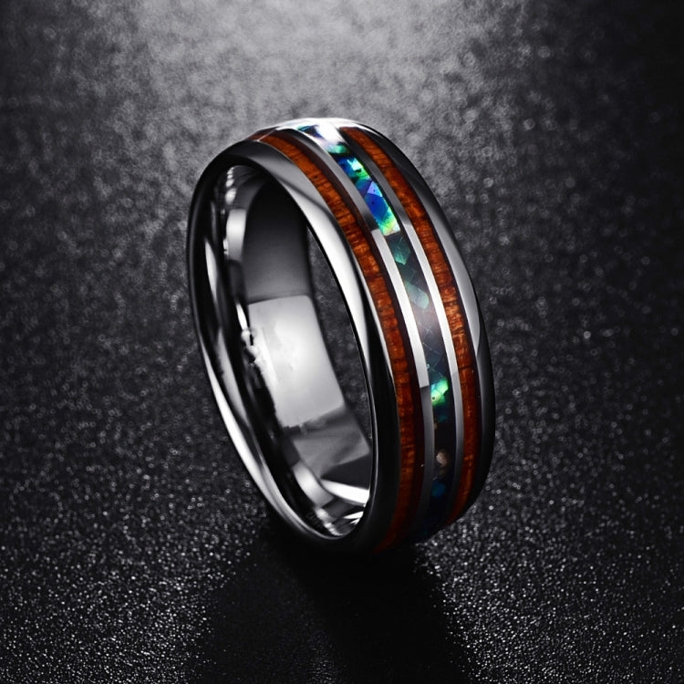 Anel de Cerâmica com Textura de Dragão em Aço Tungsténio para Homem, Tamanhos: 9, 10, 11, 12, 14, 5, 6
