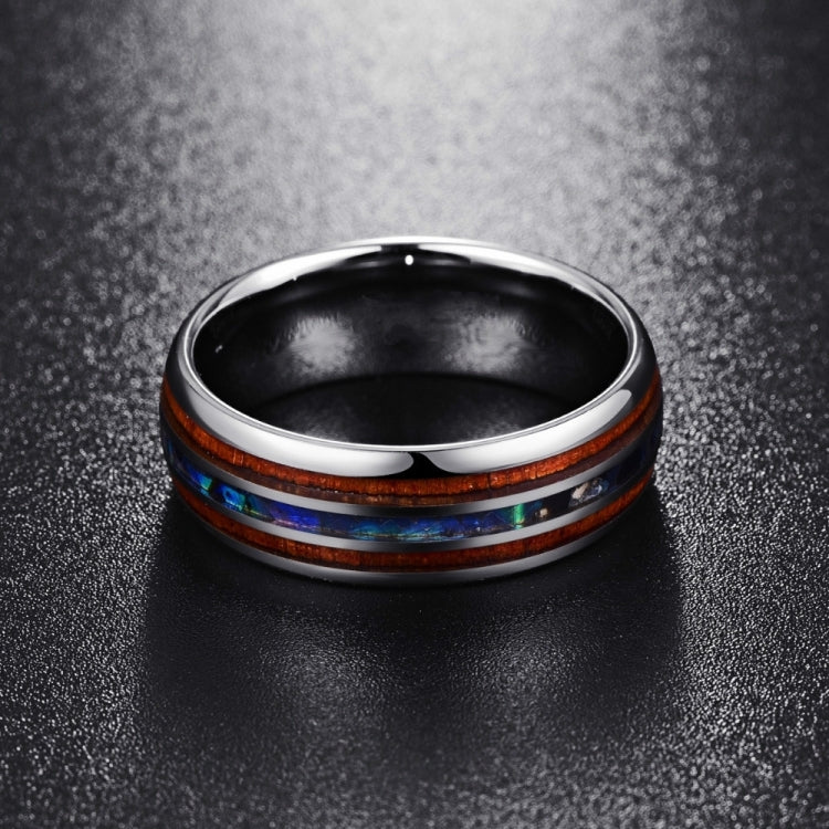Anel de Cerâmica com Textura de Dragão em Aço Tungsténio para Homem, Tamanhos: 9, 10, 11, 12, 14, 5, 6