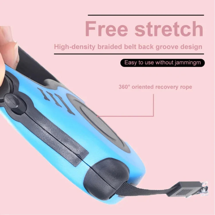 Trela Retrátil Automática Flexível para Cão, Corda de Tração para Cão e Gato, Produtos para Animais de Estimação, 3m, 5m