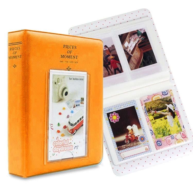 64 Bolsos para Cartões de Nome para Fujifilm Instax Mini 8 /7s /70 /25 /50s /90, 64 Bolsos Bege, 64 Bolsos Azul, 64 Bolsos Verde, 64 Bolsos Laranja, 64 Bolsos Rosa, 64 Bolsos Azul Céu