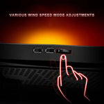 Base para Radiador de Notebook com Ajuste Multiângulo, Preto, Cinzento Prateado, Preto 220V, Cinzento Prateado 220V