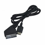Cabo RGB SCART de 1,8m para Sony PS2/PS3, Cabo de Substituição para TV AV para Consolas PAL/NTSC, Para PS2 / PS3