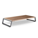 Elevador para Monitor com Pés Metálicos para iMac, MacBook, Monitor LCD, Impressora, Organizador de Secretária, Plataforma Resistente que Poupa Espaço