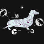 Coleira Antipulgas e Anti-piolhos para Animais, Anel Repelente de Insetos In Vitro, Cão Pequeno/38cm, Cão Grande/70cm