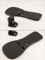 Suporte Rotativo para Rato de Computador de Secretária e Portátil, Descanso para Cotovelo e Pulso, Instalação em Secretária e Cadeira