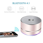 Coluna Bluetooth Portátil LENRUE com Som Estéreo, LED, Microfone Integrado, Subwoofer MINI MP3, Coluna Inteligente, TBD049445801A, TBD049445801B, TBD049445801C, TBD049445801D