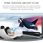 Coluna Bluetooth Portátil TOPROAD de Alta Potência 10W HIFI, Barra de Som Estéreo, TF, FM, USB, Subwoofer para Computador, TV, Telemóvel
