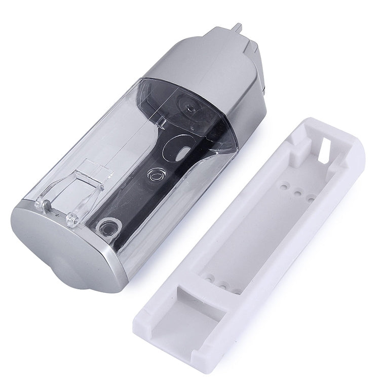 Caixa de Sabão Manual de Plástico para Parede com Cabeça Única, Dispensador de Sabão para Hotel, Fosco, Revestido