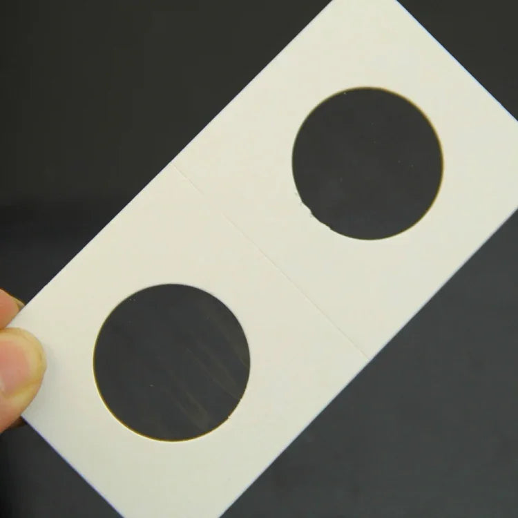 50 Peças / 3 Conjuntos de Protetores de Moedas com 40mm de Diâmetro, Clipe para Coleção de Moedas Quadrado, Clipe de Papel
