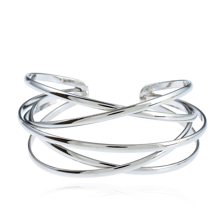 Pulseiras de Punho para Mulheres e Raparigas, Pulseiras de Moda, Ouro, Prateado, Preto Canhão, Vermelho Rosado, Colorido