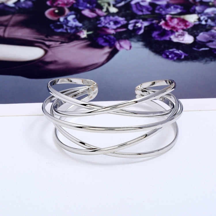 Pulseiras de Punho para Mulheres e Raparigas, Pulseiras de Moda, Ouro, Prateado, Preto Canhão, Vermelho Rosado, Colorido