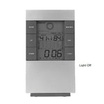Higrómetro e Termómetro Digital Doméstico com Ecrã LCD, Medidor de Temperatura e Humidade com Relógio e Alarme, Medidor de Humidade